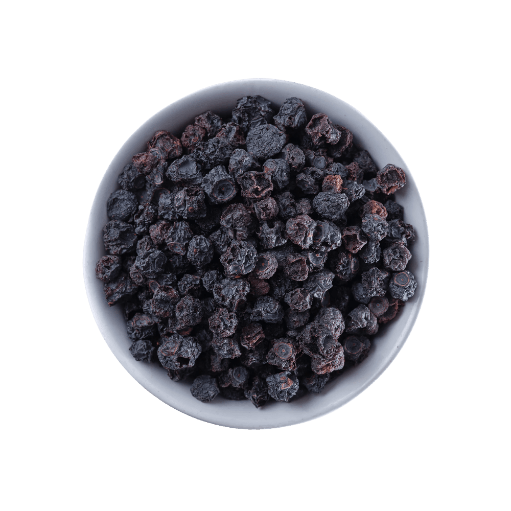 Dried blueberries · antioxidant-rich