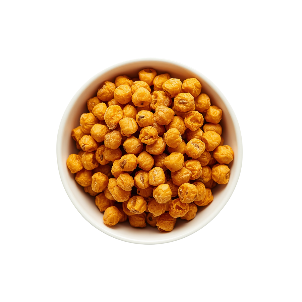 Bulk dried goldenberries (Inca berries) in a bowl